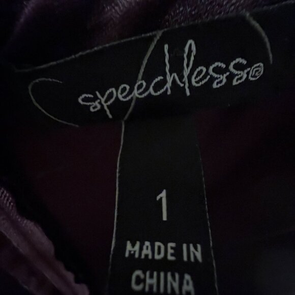Speechless - Women's Dress - Purple / Maroon-ish Lace Formal Size 1 - Picture 9 of 10